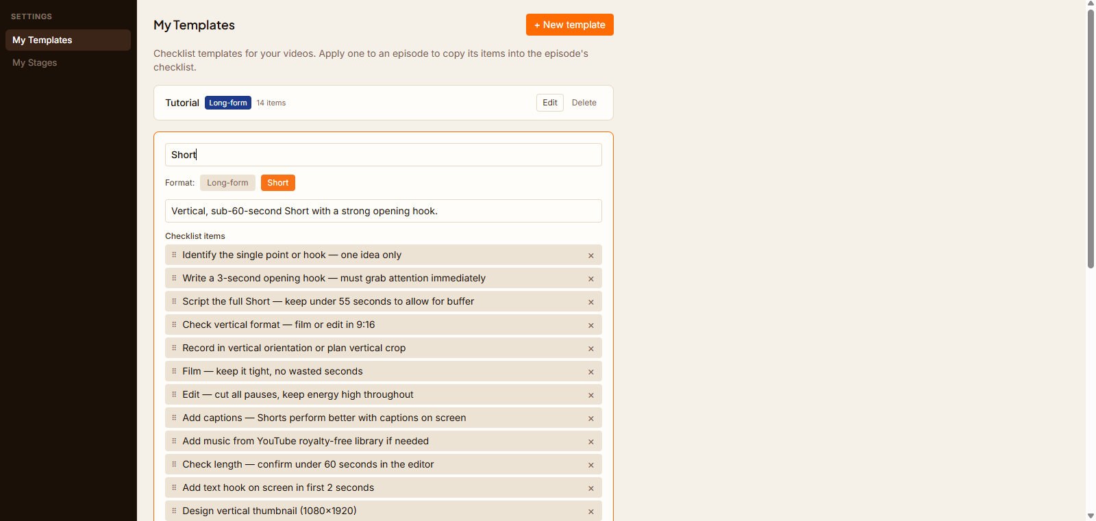 FrameFlow Production Checklists — never forget a step in your video production process